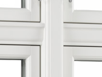 Fixed mullion in configuration with 4 sashes